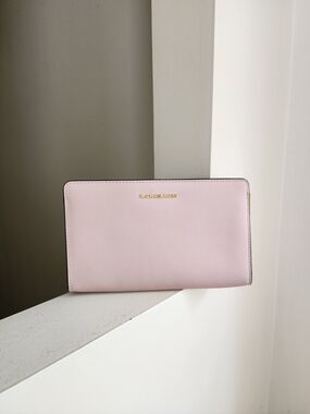 Michael Kors Blush Pink Saffiano Clutch